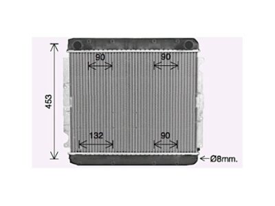 Radiator Same Deutz 00147106410