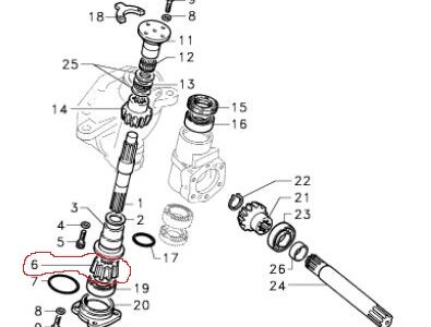 Pinion  GOLDONI John Deere 00011957