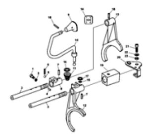Furca Cutie Viteze GOLDONI John Deere FG00039718 00039718
