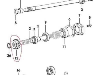 Pinion Same 0.008.4827.0/10 00084827010 0.008.4827.0 000848270