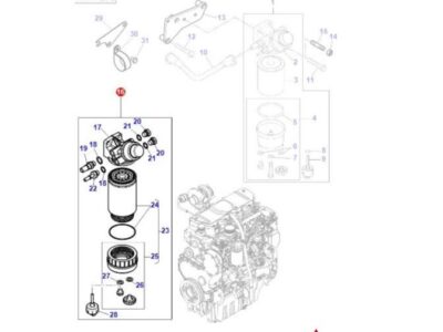 A-111727  Ansamblu Filtru Combustibil Oem:4288692M2