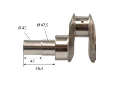 Arbore motor Massey Ferguson 68055, 68076, 68077, S1026, U5BG0034, U5BG0035, U5BG0038, ZZ90086, ZZ90105, ZZ90141, ZZ90165, ZZ90175, ZZ90219,...