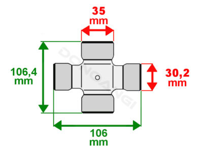 Cruce 30,2x106/35x106,4