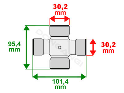 Cruce C 30,2x95,4/30,2x101,4 V60