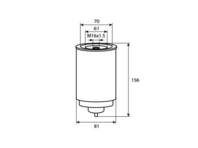 FILTRU COMBUSTIBIL 1902138 87800220 9941058