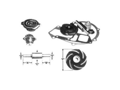 Kit Reparatie Pompa Apa John Deere RE37484 , 131-22