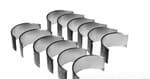 3637025M91 SET CUZINETI BIELA R1 MASSEY FERGUSON 3637025M91, 41159632A, 742587M91, 89064A, U5ME0003A +0.25