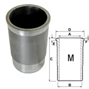 Camasa cilindru finisata Claas / Renault, John Deere 26/35-51, 6005012807, HCNR116281, R116281, R51726, R75927, R80724, R90059 Tulej Motive Hon.