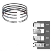 7701201591 Set segmenti motor Goetze STD