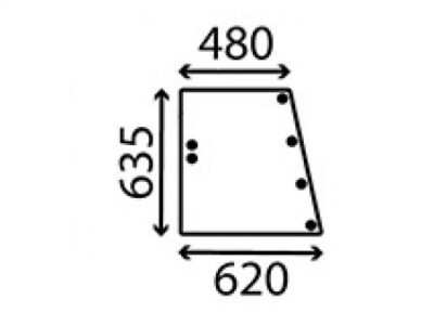 GEAM LATERAL STANGA SAU DREAPTA SPATE 3123043R1