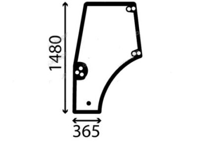 Geam usa stanga 636/87620234