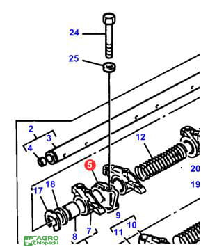3638403m1 SUPORT CULBUTOR MASSEY FERGUSON 3638403M1, 37521333, 37521334, 3818X61, 3818X901, 3737958, 37521331, 37521332, 9224450013, 9231070160, 9234580124, B48728
