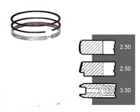 4222950M91  SEGMENTI MOTOR MASSEY FERGUSON 4222950M91, 4181A045, 34-182 Goetze STD