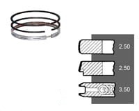 4222950M91 SEGMENTI MOTOR MASSEY FERGUSON 4222950M91, 4181A045, 34-182