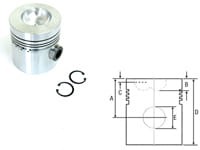 738106M91 Piston motor MASSEY FERGUSON