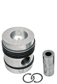 738871M91 Piston + Bolt + Segmenti NPR PERKINS, MASSEY FERGUSON