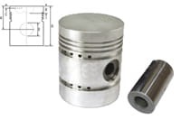741335M91 PISTON MOTOR MASSEY FERGUSON 741335M91, 81522, 89205, 89216