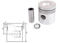 746251M91 PISTON MOTOR MASSEY FERGUSON 746251M91, 68810