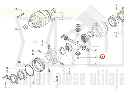 Kit diferential 66156
