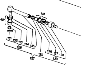 1-33-743-009 Case New Holland Drążek kompletny