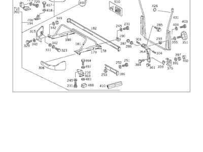 3817933004 Suport dreapta Mercedes-Benz (pozitia 180)