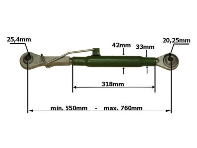 Tiranti centrali John Deere Ktldj12m